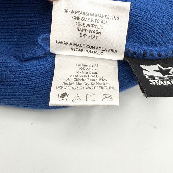 Starter Vintage Detroit Lions Blue White Beanie - OSFM - Picture 4 of 4